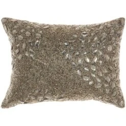 10"x14" Luminescence Fully Beaded Lumbar Throw Pillow - Mina Victory -Decor Haven Store GUEST 0289c72a a62a 47ba ae92 7dab953eebfc