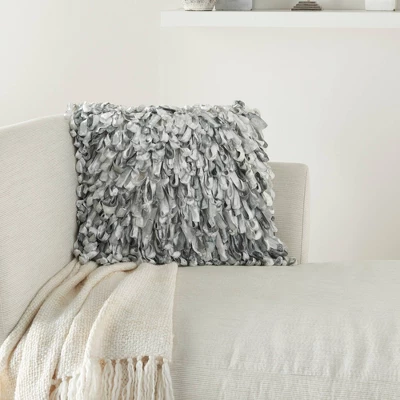 20"x20" Life Styles Ribbon Loops Throw Pillow - Mina Victory 10 20"x20" Life Styles Ribbon Loops Throw Pillow - Mina Victory - Image 8