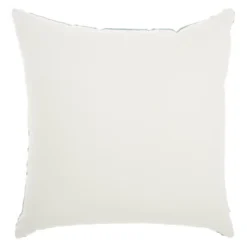 Life Styles Crochet Tiles Square Throw Pillow Pastel Green - Mina Victory