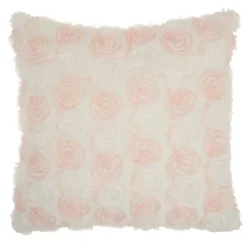 Oversized Chiffon Roses Faux Fur Throw Pillow Ivory - Mina Victory 15 Oversized Chiffon Roses Faux Fur Throw Pillow Ivory - Mina Victory -Decor Haven Store GUEST 1184e4d6 bd1a 43c6 ad7e 407625696b5f