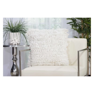 20"x20" Loop Shag Throw Pillow - Nourison 4 20"x20" Loop Shag Throw Pillow - Nourison - Image 2