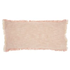 14"x30" Life Styles Woven Fringe Lumbar Throw Pillow - Mina Victory -Decor Haven Store GUEST 136a852e c5e5 48a0 86f5 9a3defee6437
