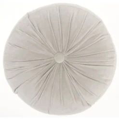 16" Ruched Velvet Round Throw Pillow - Mina Victory 17 16" Ruched Velvet Round Throw Pillow - Mina Victory -Decor Haven Store GUEST 1936d05d a783 4ed8 a26b b527c5fc145d