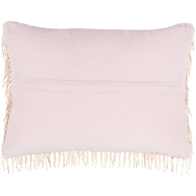 10"x14" Luminescence Beaded Lumbar Throw Pillow With Tassels - Mina Victory 6 10"x14" Luminescence Beaded Lumbar Throw Pillow With Tassels - Mina Victory - Image 4