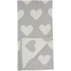 Mina Victory Plush Lines Metallic Hearts 30" X 40" Indoor Throw Blanket 12 Mina Victory Plush Lines Metallic Hearts 30" X 40" Indoor Throw Blanket -Decor Haven Store GUEST 1bf36495 115e 4f52 8feb c9befc630081