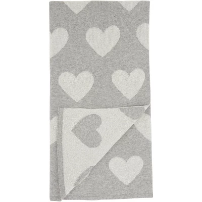 Mina Victory Plush Lines Metallic Hearts 30" X 40" Indoor Throw Blanket 7 Mina Victory Plush Lines Metallic Hearts 30" X 40" Indoor Throw Blanket - Image 5
