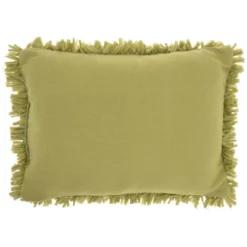14"x20" Oversize Shag Chindi Short Cut Lumbar Throw Pillow Lime - Mina Victory 10 14"x20" Oversize Shag Chindi Short Cut Lumbar Throw Pillow Lime - Mina Victory -Decor Haven Store GUEST 207be59d 899a 4913 9a03 ffa20d0cb035