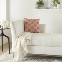 18"x18" Life Styles Woven Diamonds Square Throw Pillow - Mina Victory -Decor Haven Store GUEST 288f5a92 3290 4f88 9533 9e76a4bec957