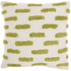 18"x18" Life Styles Lines Tufted Square Throw Pillow - Mina Victory -Decor Haven Store GUEST 2dc24b2e e590 456b b3ba 34954410301d