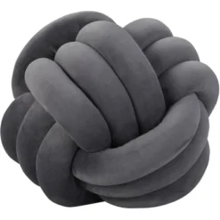Mina Victory Sofia Infinite Knot Ball 13" X 13" Round Indoor Throw Pillow -Decor Haven Store GUEST 3cb2078c 1bfe 448c 9d50 10e2a4befb32