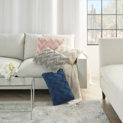 Chevron Throw Pillow - Mina Victory 8 Chevron Throw Pillow - Mina Victory - Image 6