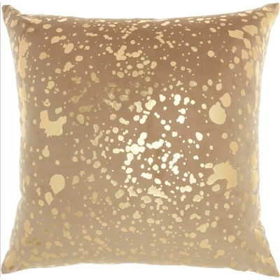 18"x18" Luminescence Metallic Splash Square Throw Pillow - Nourison 7 18"x18" Luminescence Metallic Splash Square Throw Pillow - Nourison - Image 5