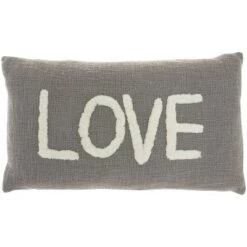 12"x21" Oversize Life Styles 'Love' Tufted Lumbar Throw Pillow - Mina Victory -Decor Haven Store GUEST 446cf04f 2bb2 4670 9d5b cb2d9c8eb559