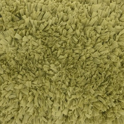 14"x20" Oversize Shag Chindi Short Cut Lumbar Throw Pillow Lime - Mina Victory 8 14"x20" Oversize Shag Chindi Short Cut Lumbar Throw Pillow Lime - Mina Victory - Image 6