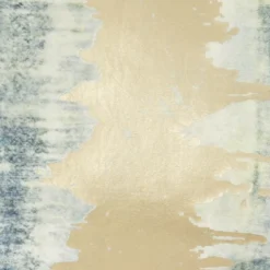 Mina Victory Luminecence Metallic Ombre Strip Teal Throw Pillow - 14"X20" -Decor Haven Store GUEST 463a083b 9ba7 4421 af9d 60c36fe02e3b