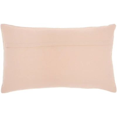 12"x20" Sofia Beaded Flowers Lumbar Throw Pillow - Mina Victory 4 12"x20" Sofia Beaded Flowers Lumbar Throw Pillow - Mina Victory - Image 2