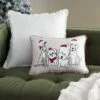 Mina Victory Holiday Pets 12" X 18" Beige Throw Pillow 1 Mina Victory Holiday Pets 12" X 18" Beige Throw Pillow -Decor Haven Store GUEST 4885854e 0360 4192 85ec 79973c49afc1