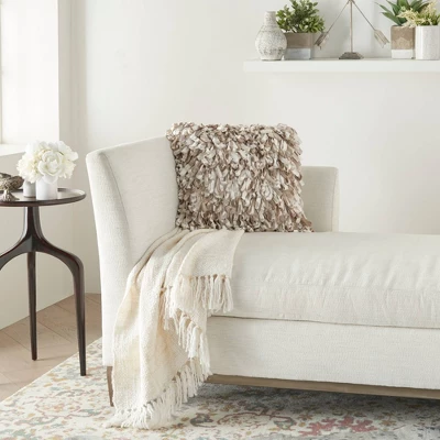 20"x20" Life Styles Ribbon Loops Throw Pillow - Mina Victory 5 20"x20" Life Styles Ribbon Loops Throw Pillow - Mina Victory - Image 3