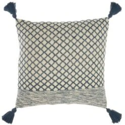 18"x18" Life Styles Lattice With Tassels Square Throw Pillow - Mina Victory 16 18"x18" Life Styles Lattice With Tassels Square Throw Pillow - Mina Victory -Decor Haven Store GUEST 4ab06051 7b0d 4653 8925 4a59efc5abbd