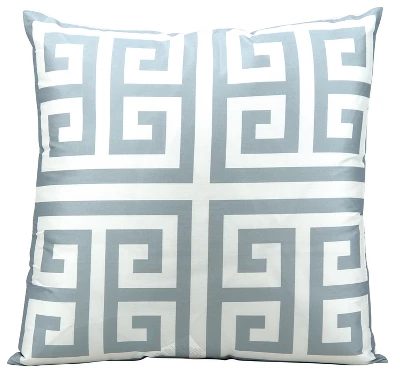 Mina Victory Classic Greek Key Outdoor Pillow 4 Mina Victory Classic Greek Key Outdoor Pillow - Image 2