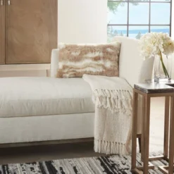 Faux Fur Angora Rabbit Throw Pillow - Mina Victory -Decor Haven Store GUEST 4eea646d 6ab9 49d7 b8a3 b04403aba28f