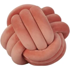 Mina Victory Sofia Infinite Knot Ball 13" X 13" Round Indoor Throw Pillow -Decor Haven Store GUEST 538dfd37 9bef 4497 903b bc0389ba5278