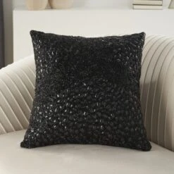 Mina Victory Luminescence Fully Beaded Indoor Throw Pillow -Decor Haven Store GUEST 558c3b4e 2fdc 4841 b020 ad08439e213c