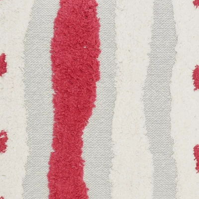 Mina Victory Life Styles Tufted Woven Waves 18"x18" Indoor Throw Pillow 4 Mina Victory Life Styles Tufted Woven Waves 18"x18" Indoor Throw Pillow - Image 2