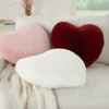 Rabbit Faux Fur Heart Throw Pillow Blush - Mina Victory -Decor Haven Store GUEST 5751d429 ec32 42a9 ad8d b6a70d3a3b18