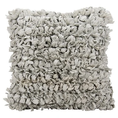 20"x20" Loop Shag Throw Pillow - Nourison 6 20"x20" Loop Shag Throw Pillow - Nourison - Image 4