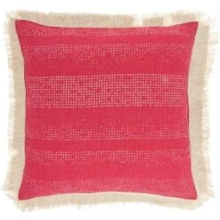 18"x18" Life Styles Stonewash Square Throw Pillow With Fringe - Mina Victory -Decor Haven Store GUEST 5e91302d 4b27 449e b554 18512c1d6b67