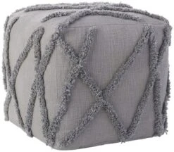 Mina Victory Life Styles Tufted Abstract Diamond 16X16X16 Indoor Pouf 16 Mina Victory Life Styles Tufted Abstract Diamond 16X16X16 Indoor Pouf -Decor Haven Store GUEST 6244ef05 a96b 4990 be0a 4c627b284684