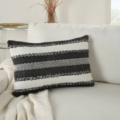 Woven Striped And Dots Indoor/Outdoor Throw Pillow - Mina Victory 11 Woven Striped And Dots Indoor/Outdoor Throw Pillow - Mina Victory -Decor Haven Store GUEST 62a2a895 6ba6 428f a4a5 e01938f34075
