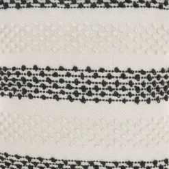 18"x18" Woven Loops Striped Square Throw Pillow With Tassels - Mina Victory -Decor Haven Store GUEST 64b90e80 bce5 441b af5a 243256cdce0e