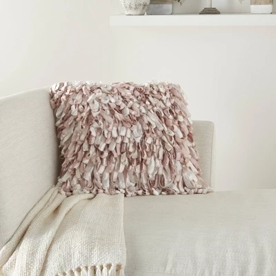 20"x20" Life Styles Ribbon Loops Throw Pillow - Mina Victory 9 20"x20" Life Styles Ribbon Loops Throw Pillow - Mina Victory - Image 7