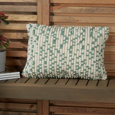 Indoor/Outdoor Dots Throw Pillow - Mina Victory 3 Indoor/Outdoor Dots Throw Pillow - Mina Victory