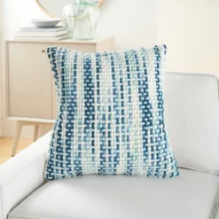 20"x20" Oversize Life Styles Spacedye Basketweave Square Throw Pillow - Mina Victory -Decor Haven Store GUEST 7235447e 7424 4d63 9011 19f1edfc0414