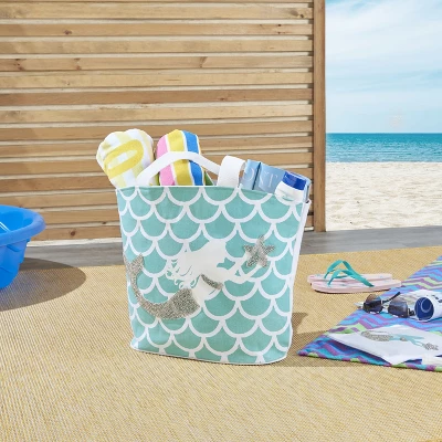 Mina Victory Mermaid Ocean Beach Tote Bag 5 Mina Victory Mermaid Ocean Beach Tote Bag - Image 3