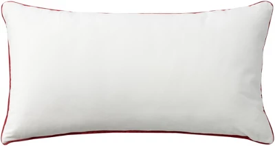 Mina Victory Holiday Animal Joy 12" X 24" White Throw Pillow 4 Mina Victory Holiday Animal Joy 12" X 24" White Throw Pillow - Image 2