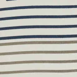 18"x18" Life Styles Geometric Lines Square Throw Pillow Light Gray/Navy - Mina Victory -Decor Haven Store GUEST 7706a5ac 00a8 41cb bcaf 8a5cb1aa246f