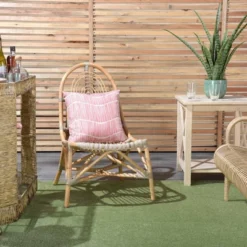 18"x18" Reversible Indoor/Outdoor Starfish And Wave Square Throw Pillow - Mina Victory -Decor Haven Store GUEST 78cc5b6b 36b8 4c27 90aa 916245827b15