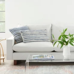 Life Styles Woven Throw Pillow Denim - Mina Victory -Decor Haven Store GUEST 78f2b41d 6c66 4a25 b31c 3abcedaa60ee