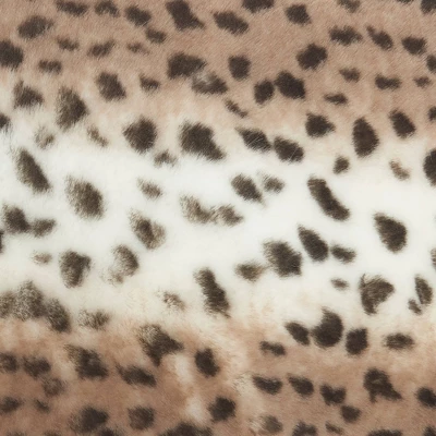 Deer Faux Fur Throw Pillow Beige - Mina Victory 7 Deer Faux Fur Throw Pillow Beige - Mina Victory - Image 5