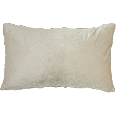 Mina Victory Life Styles Velvet Pleated Waves Throw Pillow 3 Mina Victory Life Styles Velvet Pleated Waves Throw Pillow