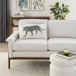 Mina Victory Outdoor Raised Print Leopard Lumbar Throw Pillow 16 Mina Victory Outdoor Raised Print Leopard Lumbar Throw Pillow -Decor Haven Store GUEST 85285a7b e9c0 4fd0 8881 5ebe70a15c07