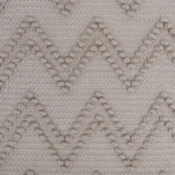 18"x18" Life Styles Chevron Loops Square Throw Pillow Light Gray - Mina Victory -Decor Haven Store GUEST 89073960 1490 4e9a 91e8 6e8b6a3f521d