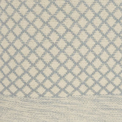 18"x18" Life Styles Lattice With Tassels Square Throw Pillow - Mina Victory 4 18"x18" Life Styles Lattice With Tassels Square Throw Pillow - Mina Victory - Image 2