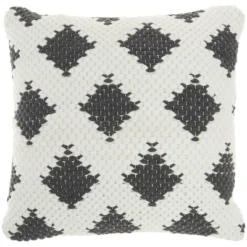 20"x20" Oversize Life Styles Woven Diamonds Square Throw Pillow - Mina Victory -Decor Haven Store GUEST 937195db 68cd 4134 a601 ab2198d21c9b