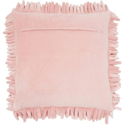 Life Styles Velvet Sponge Finger Oversize Square Throw Pillow Pink - Mina Victory 5 Life Styles Velvet Sponge Finger Oversize Square Throw Pillow Pink - Mina Victory - Image 3