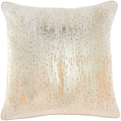 18"x18" Sofia Ombre Met Sequins Square Throw Pillow - Mina Victory 8 18"x18" Sofia Ombre Met Sequins Square Throw Pillow - Mina Victory - Image 6